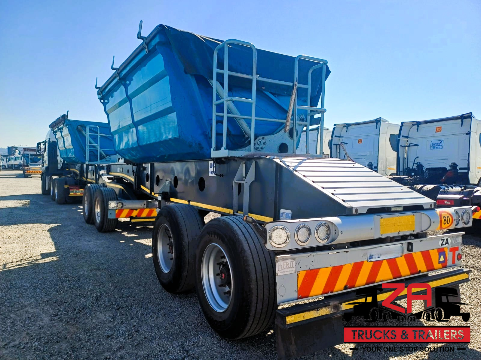 2021 AFRIT 18 CUBE SIDE TIPPER TRAILER #53385